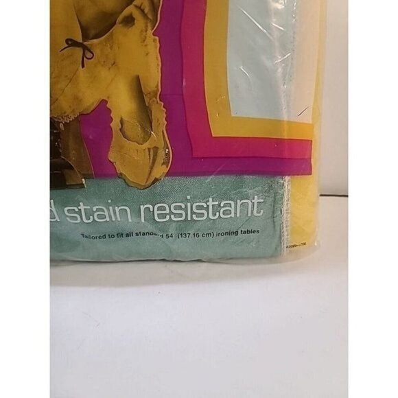 Vintage Teflon Ironing Board Cover And Pad Double Thick Fits Standard Iron Table - Picture 3 of 12